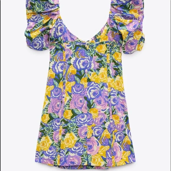 NWT - Zara - Printed corset style mini dress - Size XXL - Picture 7 of 7